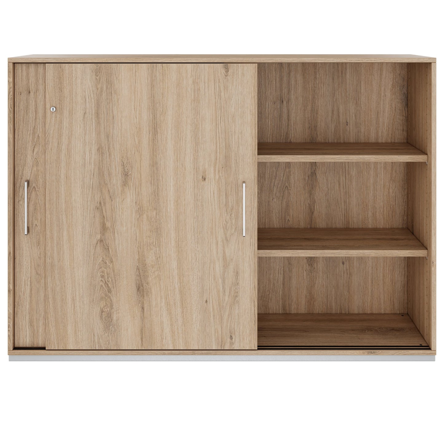 PRO Armoire de porte coulissante | 3 oh, 800 - 1600 x 1140 mm, chêne naturel