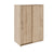 PRO sliding door wardrobe | 3 OH, 800 - 1600 x 1140 mm, natural oak