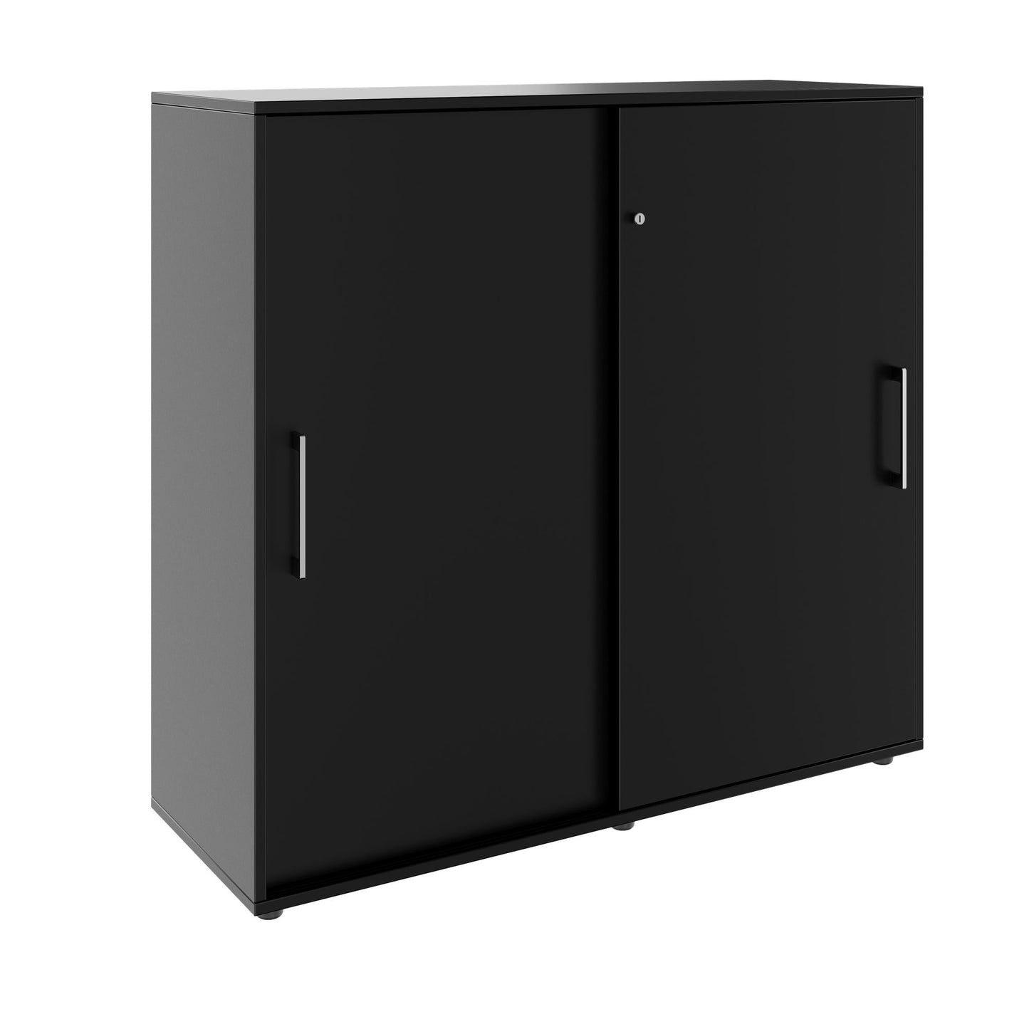 PRO Armoire de porte coulissante | 3 oh, 800 - 1600 x 1140 mm, noir