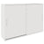 PRO Armoire de porte coulissante | 3 oh, 800 - 1600 x 1140 mm, blanc