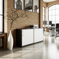 PRO Armoire de porte coulissante | 2 oh, 800 - 1600 x 770 mm, graphite / blanc - 14 Thumbnail Image