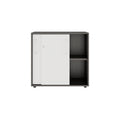 PRO Armoire de porte coulissante | 2 oh, 800 - 1600 x 770 mm, graphite / blanc - 3 Thumbnail Image