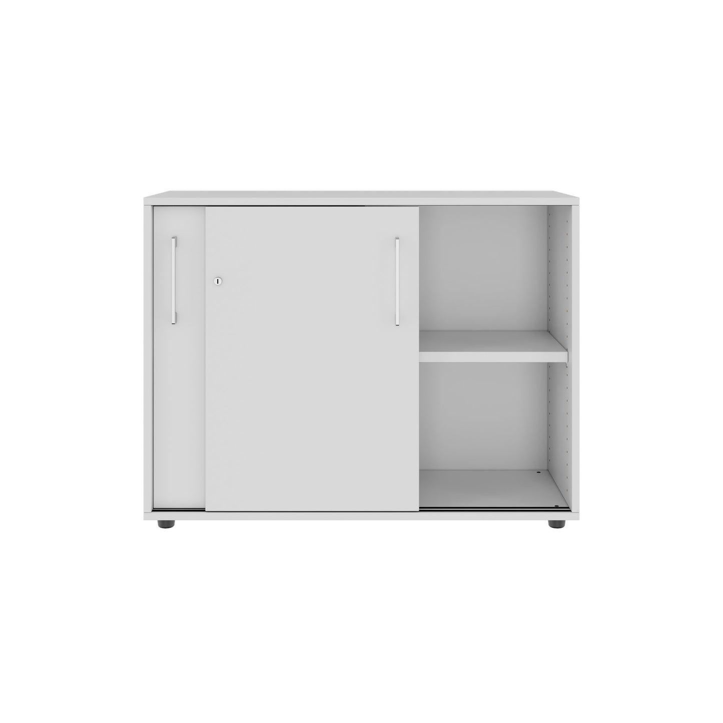 PRO Armoire de porte coulissante | 2 oh, 800 - 1600 x 770 mm, gris