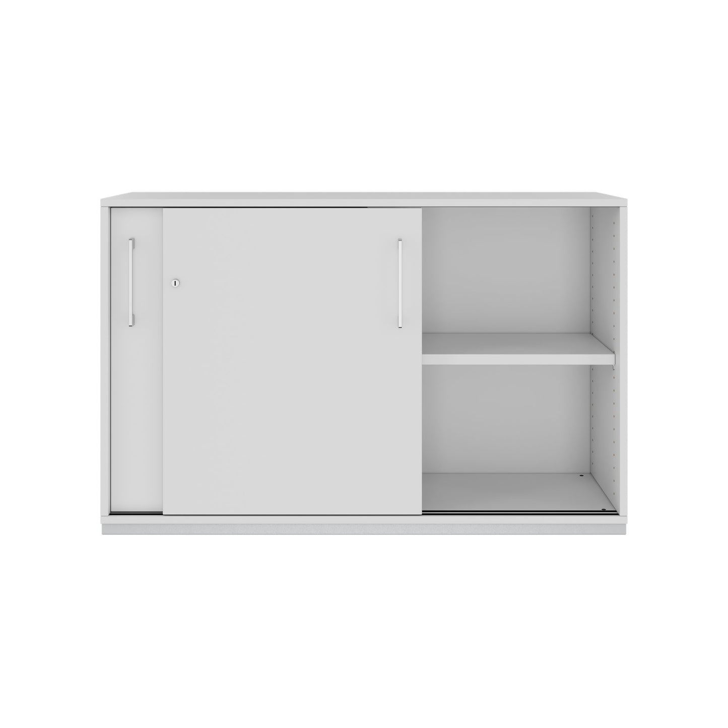 PRO Armoire de porte coulissante | 2 oh, 800 - 1600 x 770 mm, gris