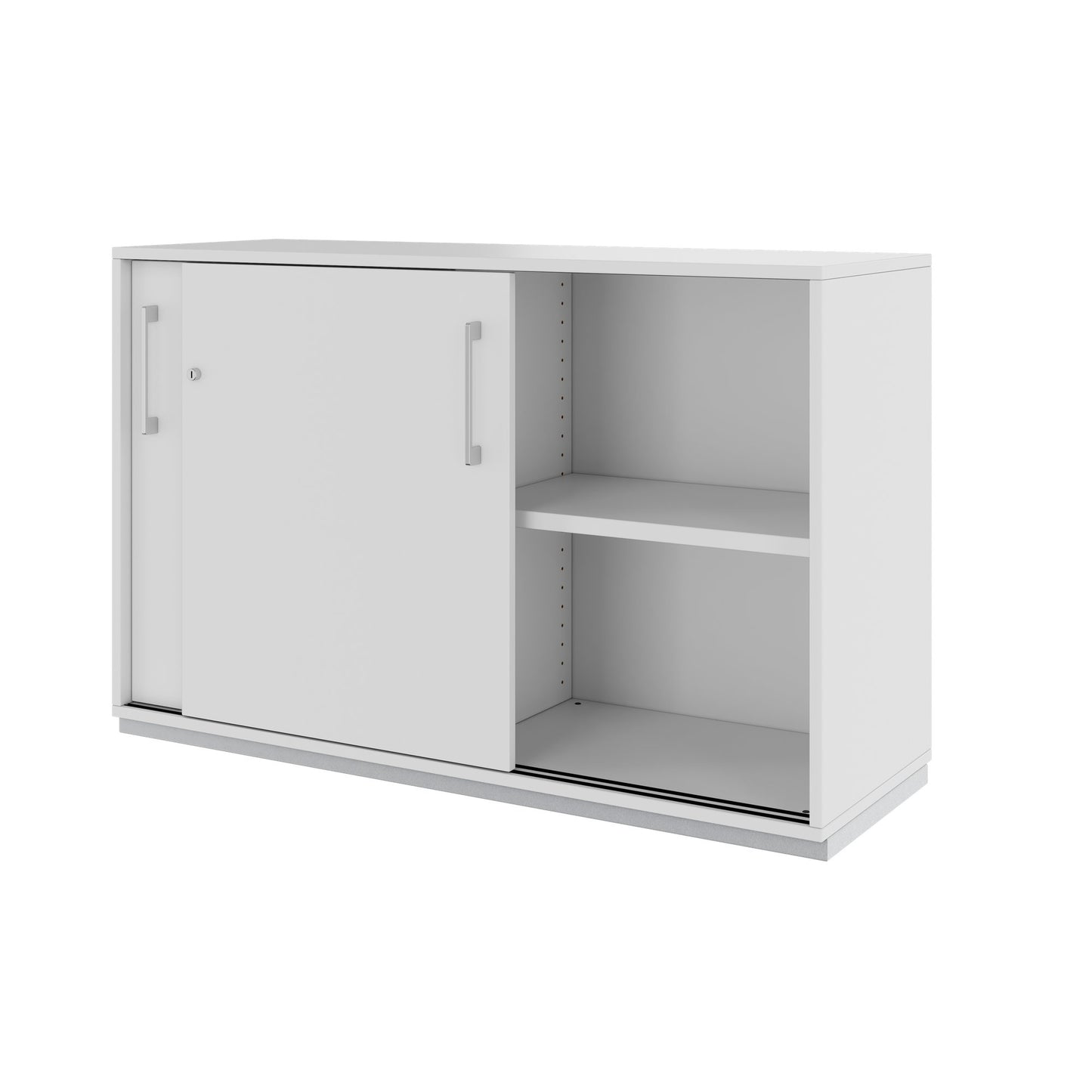 PRO Armoire de porte coulissante | 2 oh, 800 - 1600 x 770 mm, gris