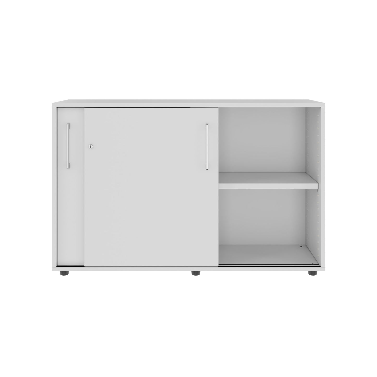 PRO Armoire de porte coulissante | 2 oh, 800 - 1600 x 770 mm, gris