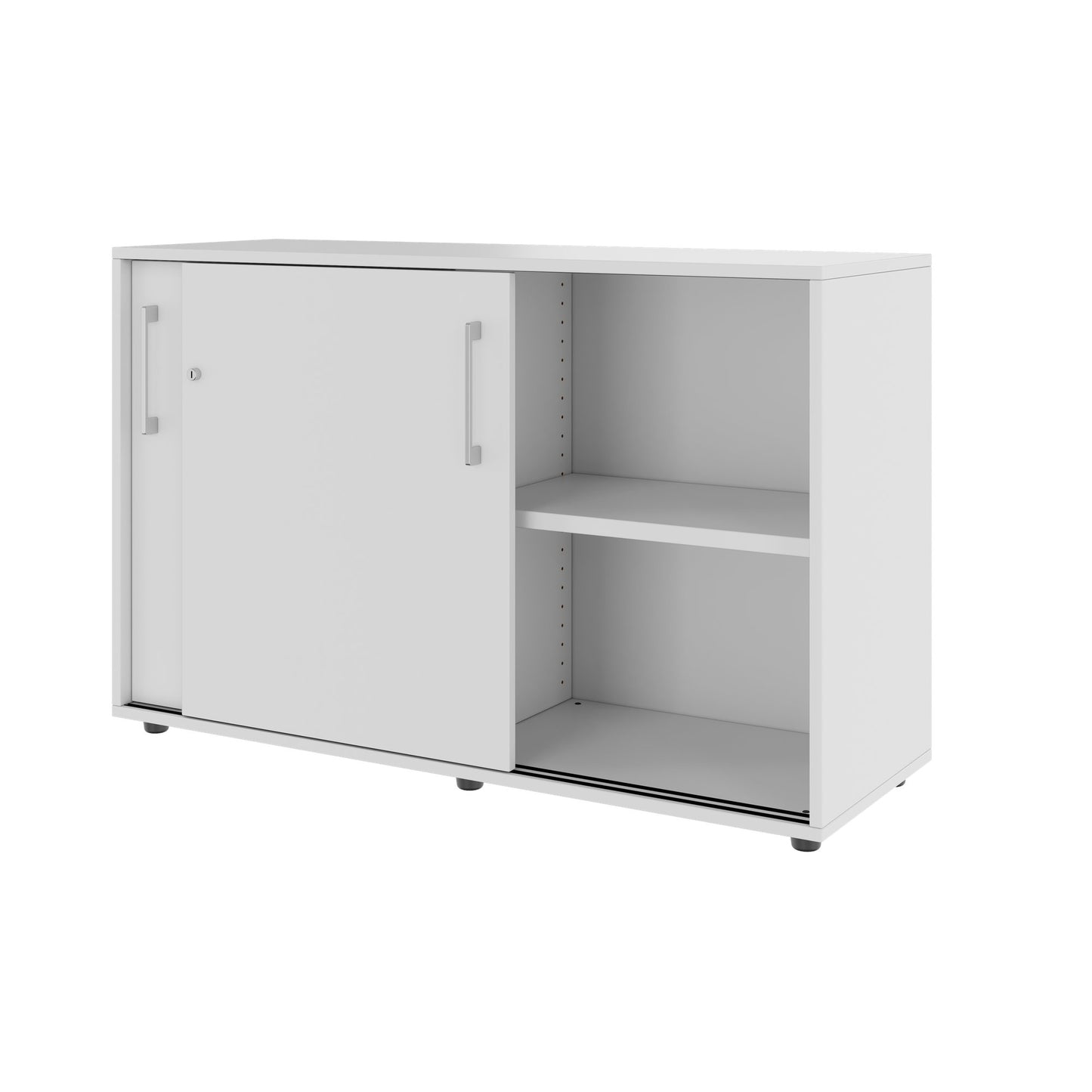 PRO Armoire de porte coulissante | 2 oh, 800 - 1600 x 770 mm, gris