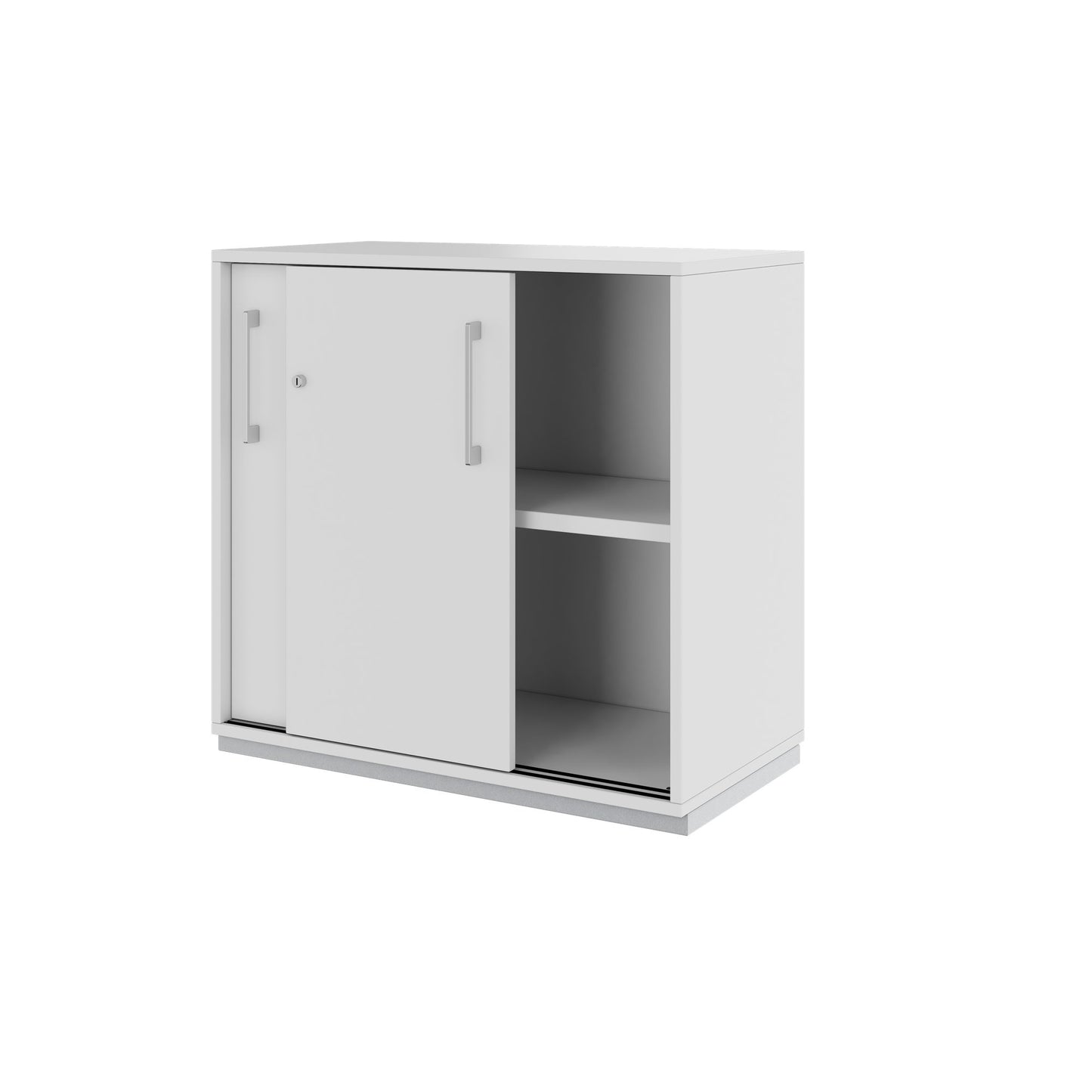 PRO Armoire de porte coulissante | 2 oh, 800 - 1600 x 770 mm, gris