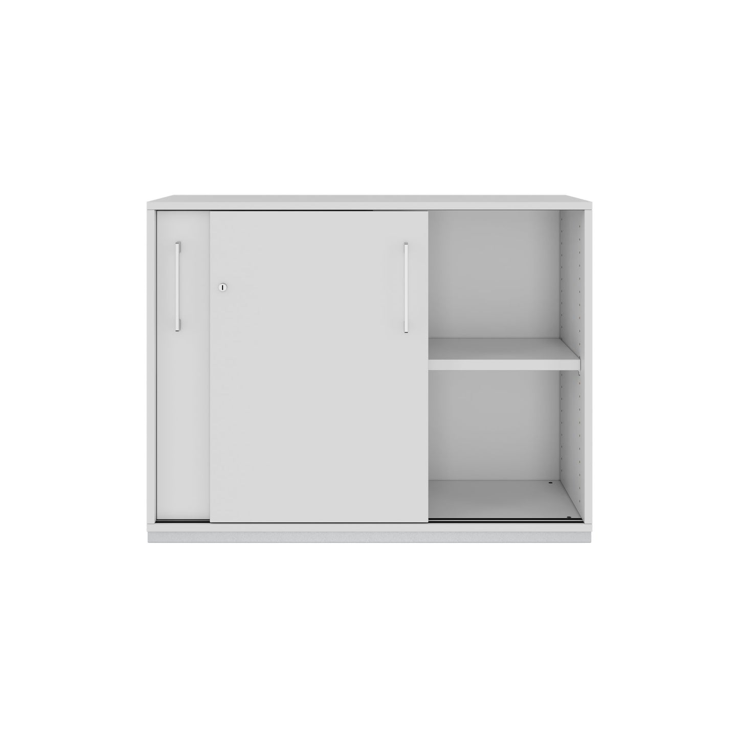 PRO Armoire de porte coulissante | 2 oh, 800 - 1600 x 770 mm, gris