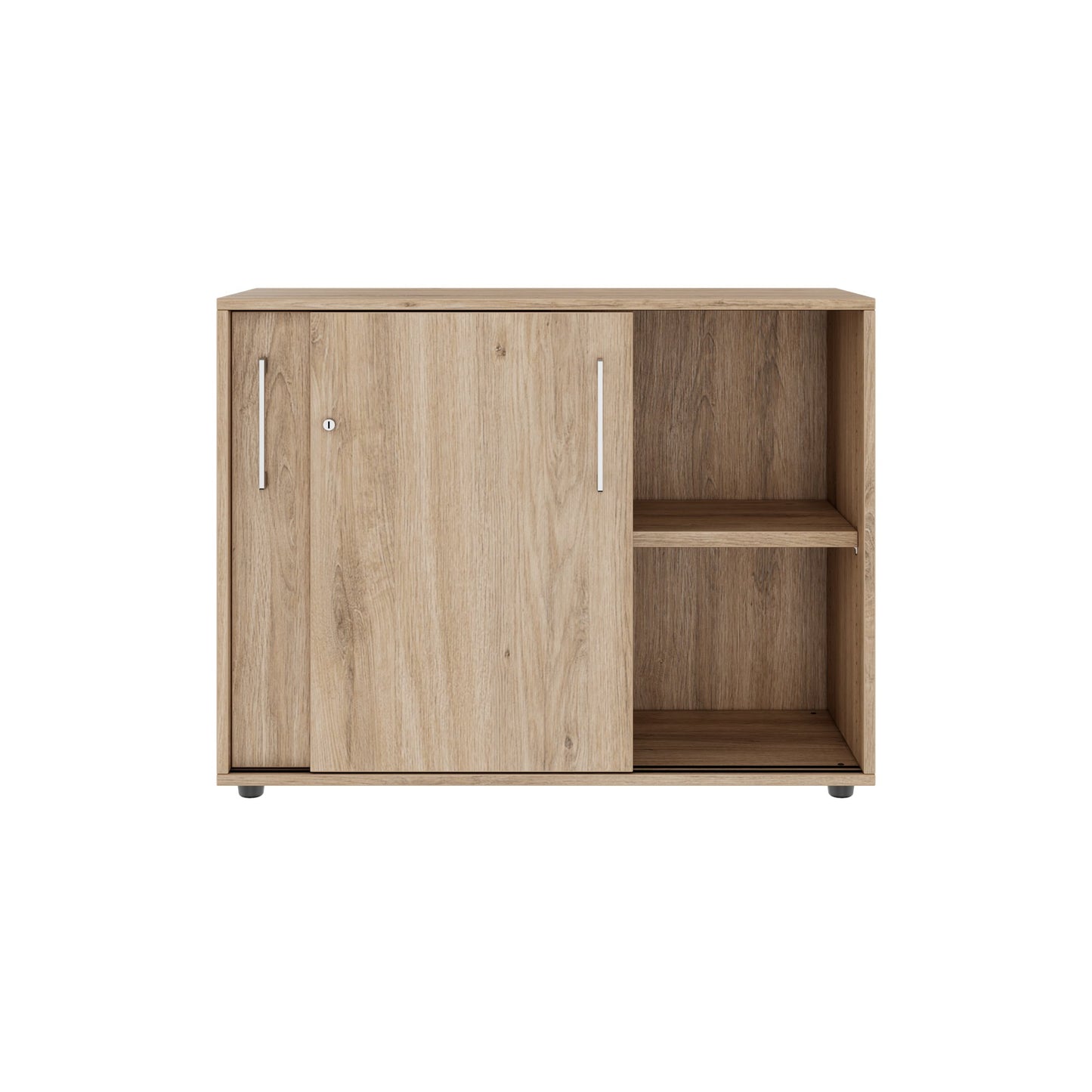 PRO Schiebetürenschrank | 2 OH, 800 - 1600 x 770 mm, Natureiche