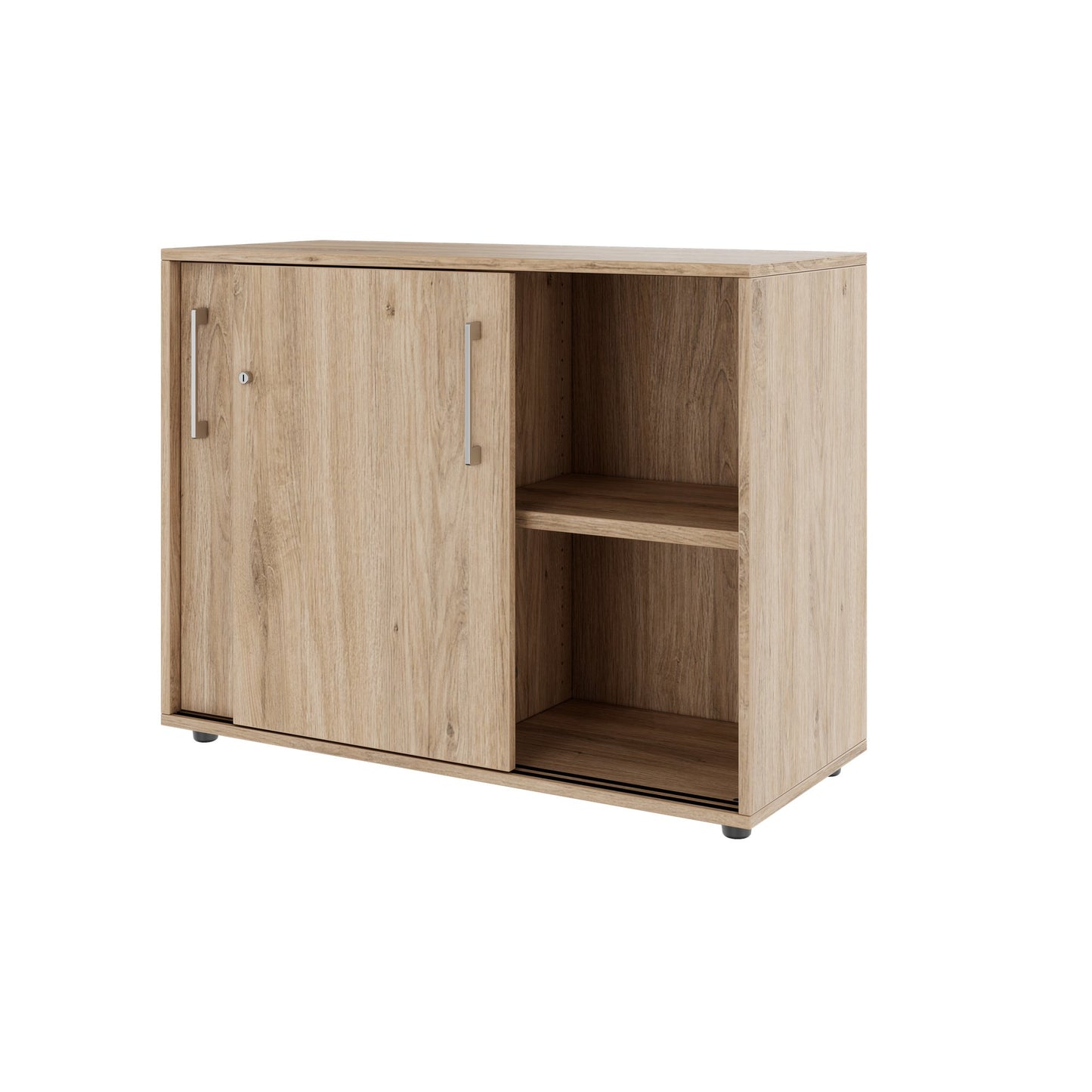 PRO Cabinet di porta scorrevole | 2 OH, 800 - 1600 x 770 mm, quercia naturale