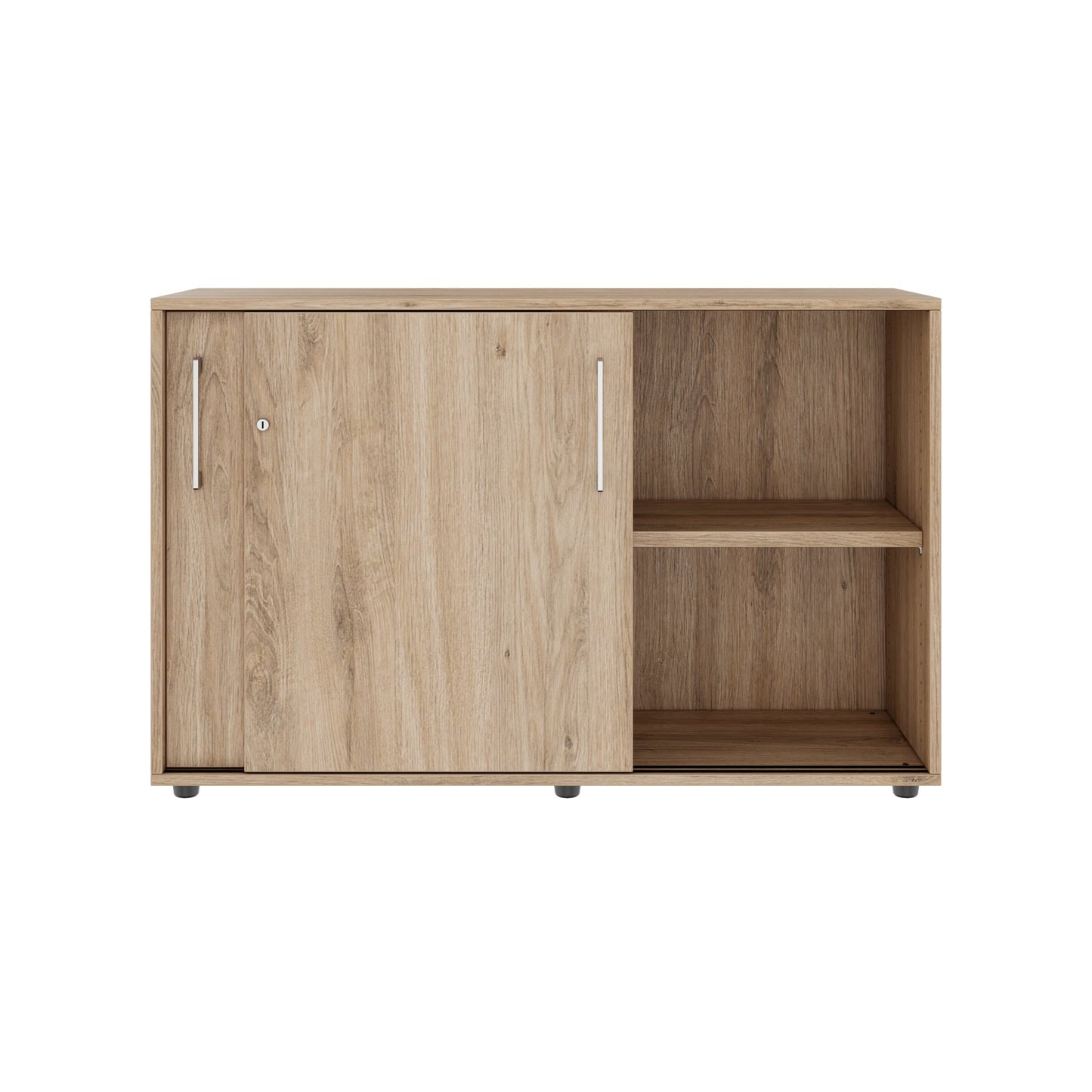 PRO Schiebetürenschrank | 2 OH, 800 - 1600 x 770 mm, Natureiche