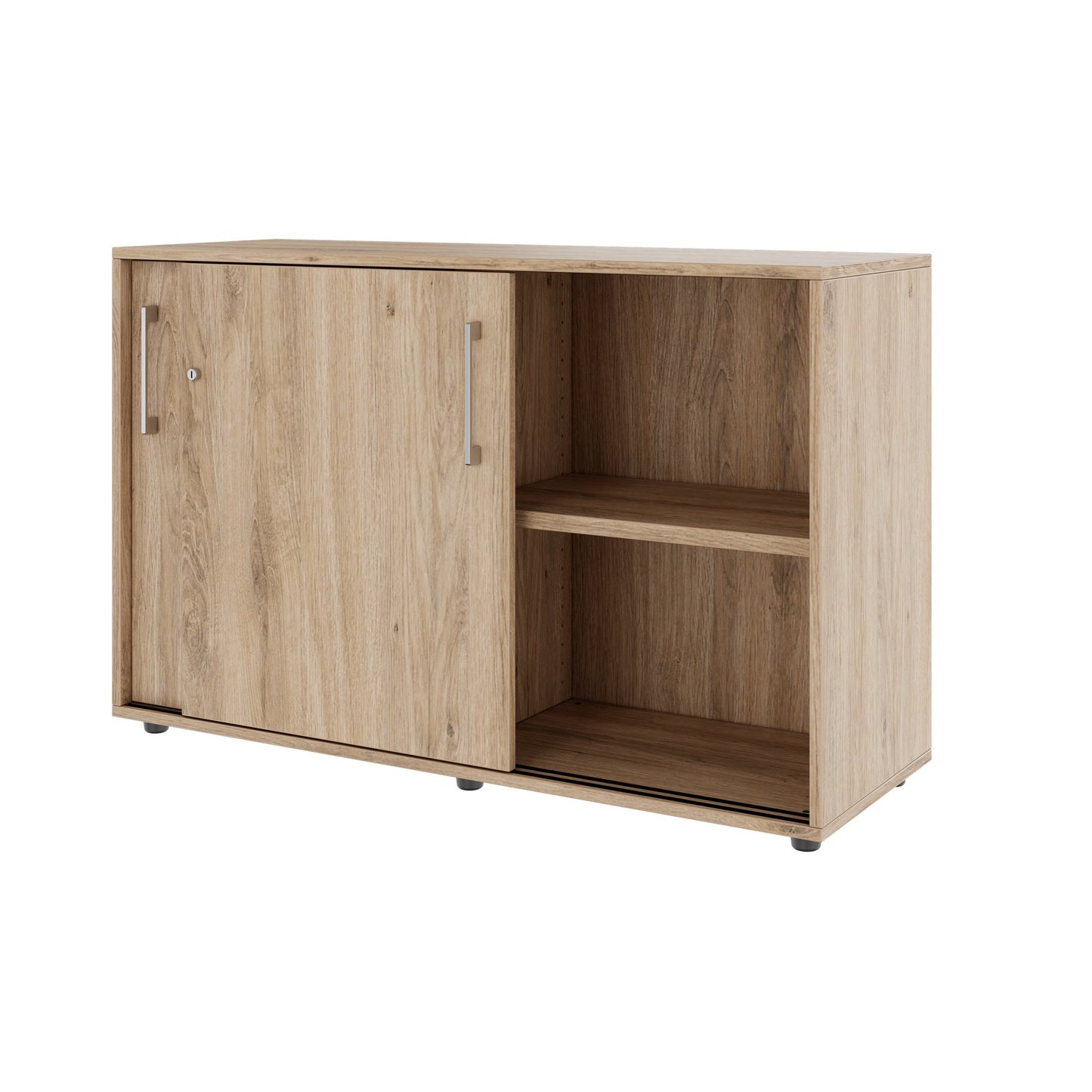 PRO Schiebetürenschrank | 2 OH, 800 - 1600 x 770 mm, Natureiche