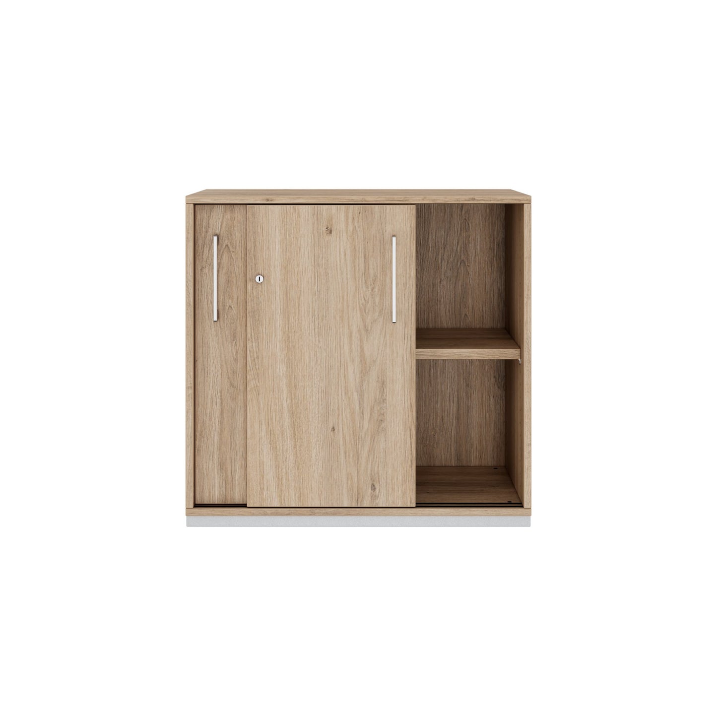 PRO Cabinet di porta scorrevole | 2 OH, 800 - 1600 x 770 mm, quercia naturale