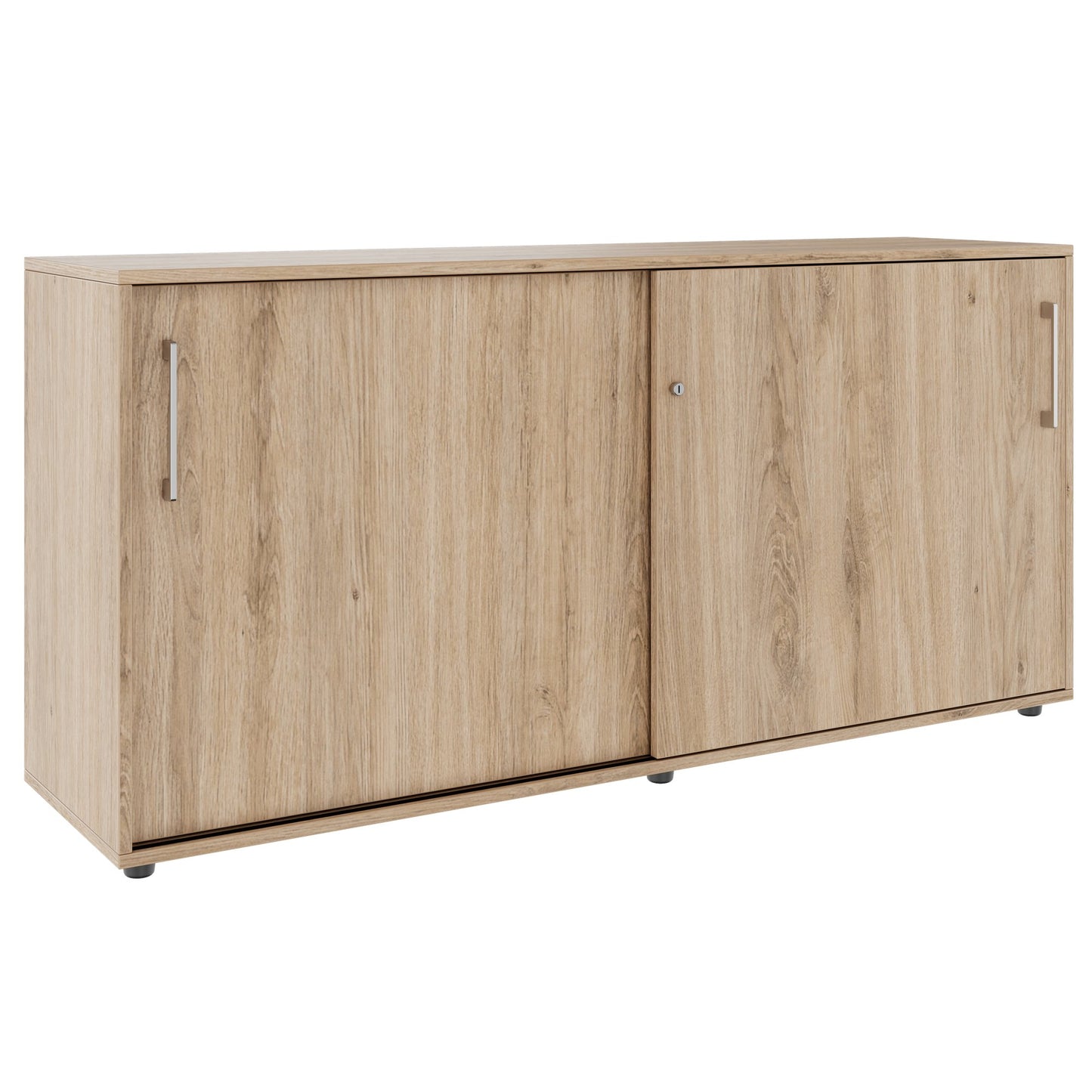 PRO Schiebetürenschrank | 2 OH, 800 - 1600 x 770 mm, Natureiche