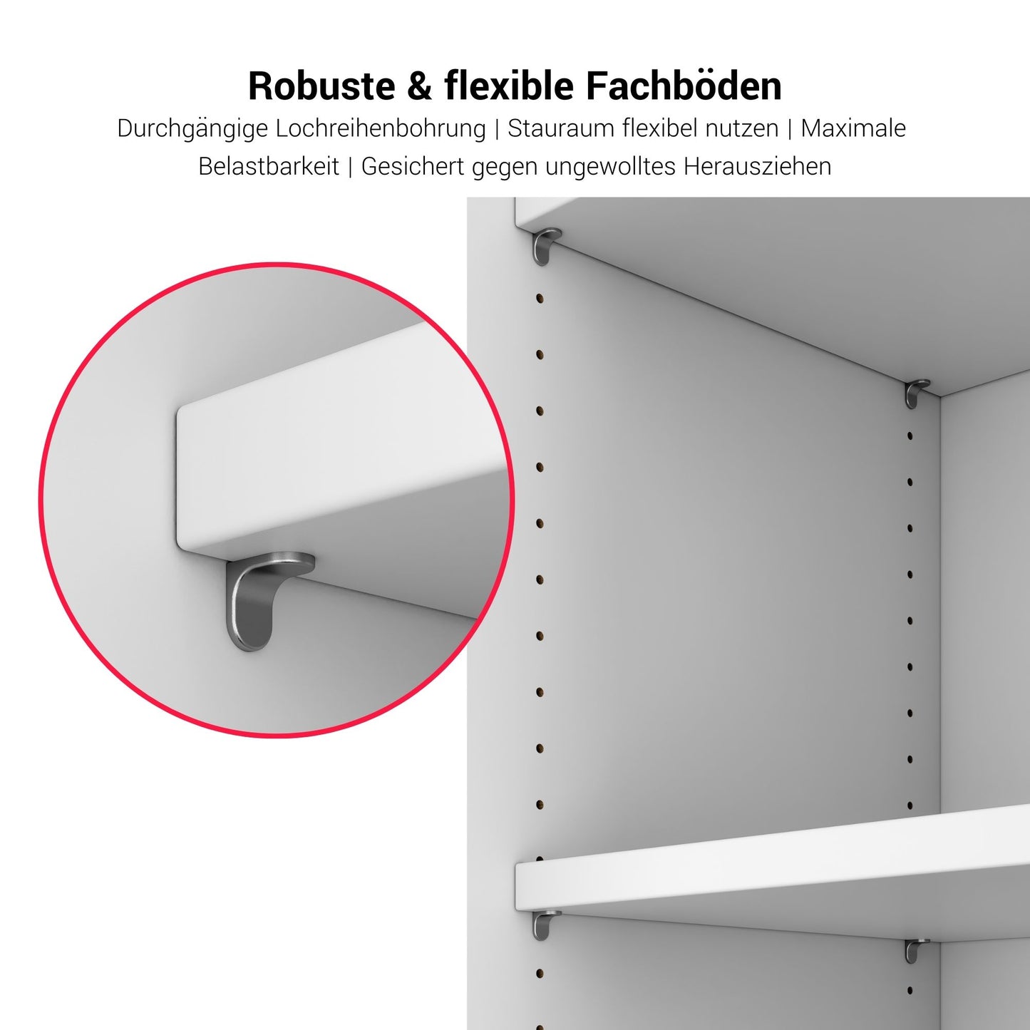 PRO Schiebetürenschrank | 2 OH, 800 - 1600 x 770 mm, Natureiche