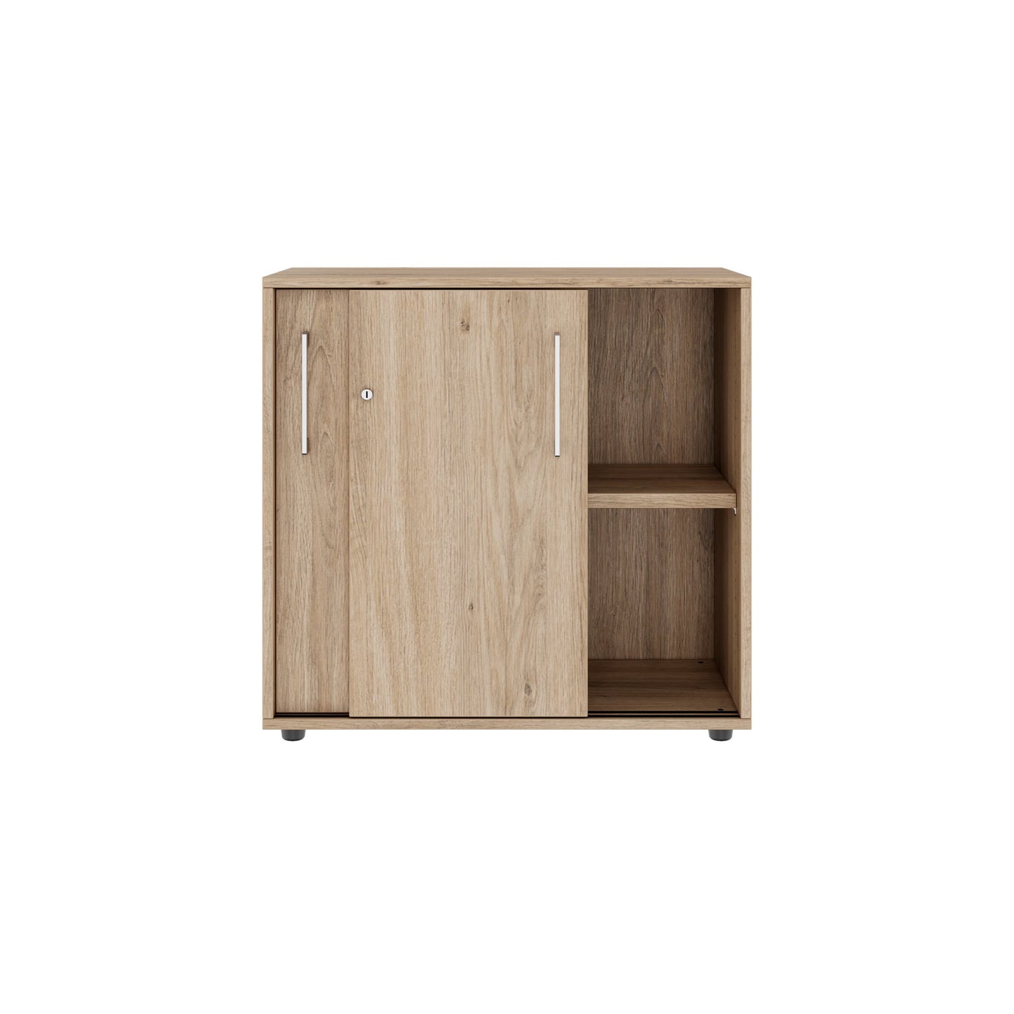 PRO Schiebetürenschrank | 2 OH, 800 - 1600 x 770 mm, Natureiche