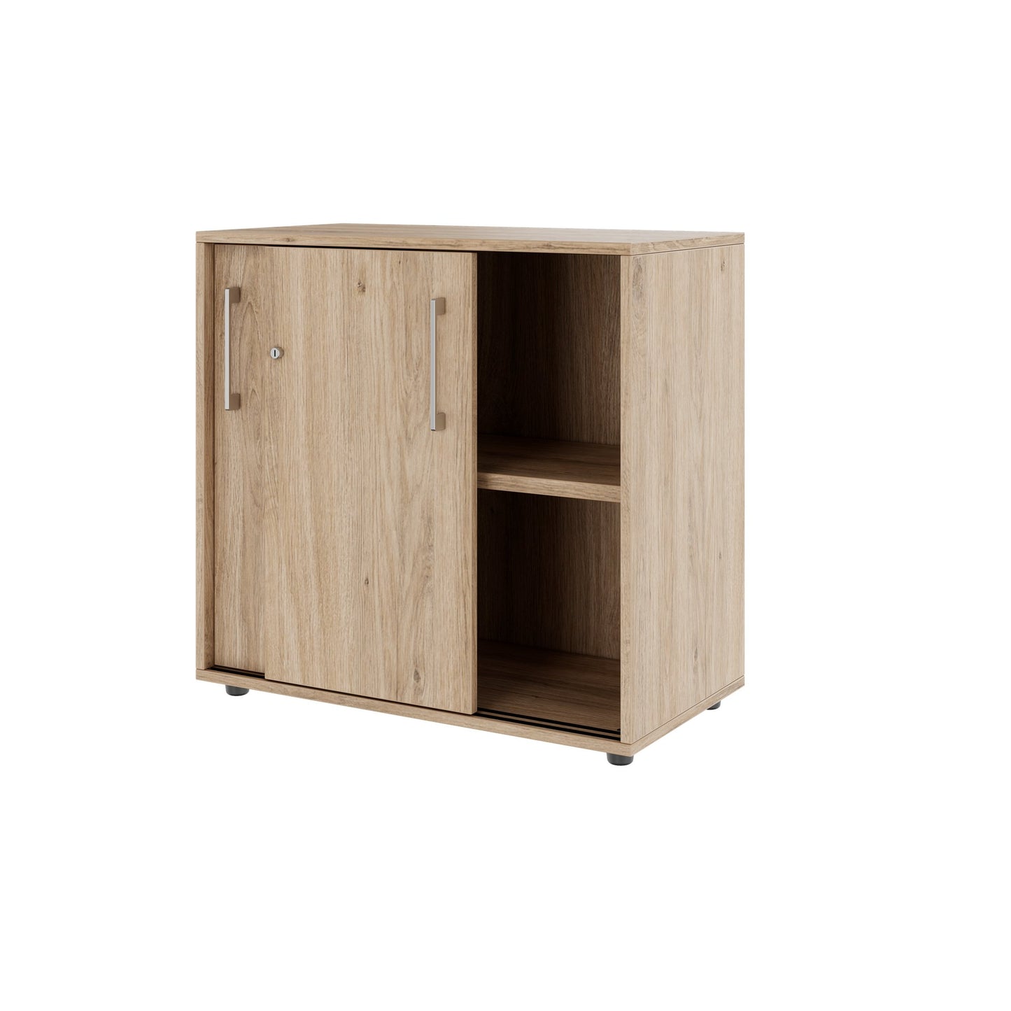 PRO Schiebetürenschrank | 2 OH, 800 - 1600 x 770 mm, Natureiche