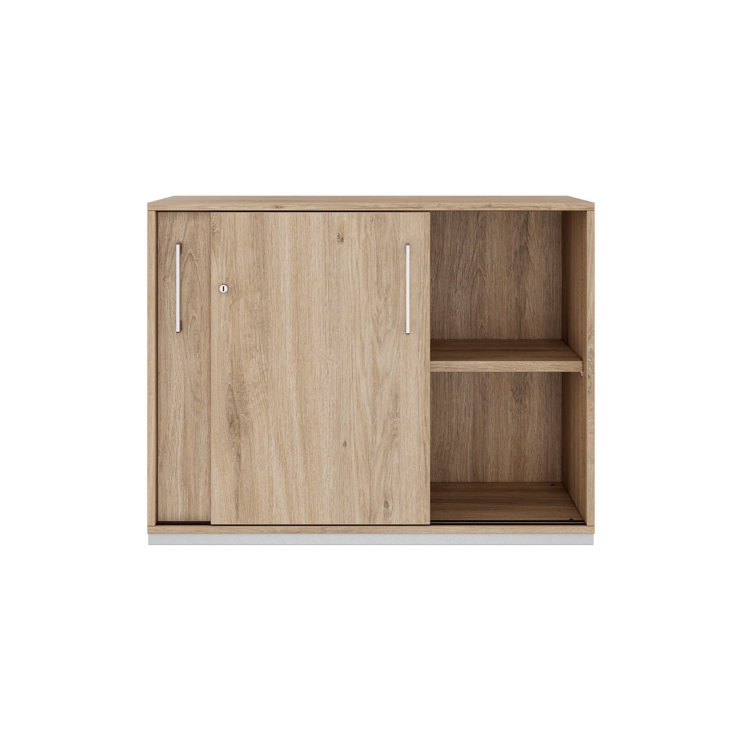 PRO Schiebetürenschrank | 2 OH, 800 - 1600 x 770 mm, Natureiche