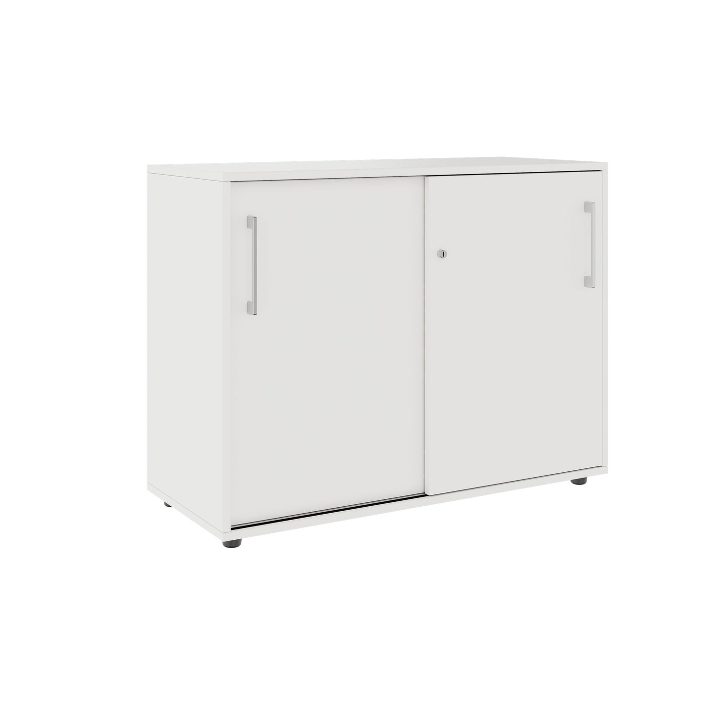 PRO Sliding door cabinet | 2 Oh, 800 - 1600 x 770 mm, white