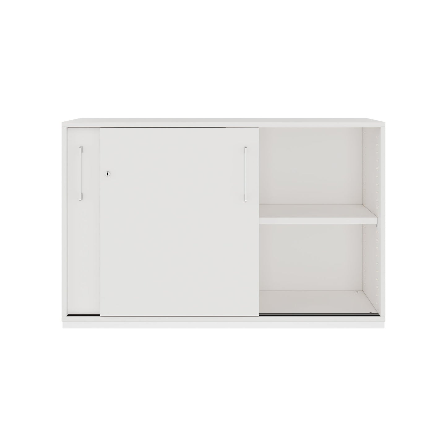 PRO Sliding door cabinet | 2 Oh, 800 - 1600 x 770 mm, white