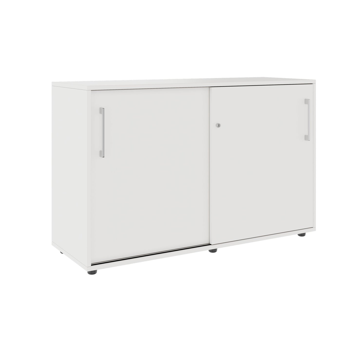 PRO Sliding door cabinet | 2 Oh, 800 - 1600 x 770 mm, white