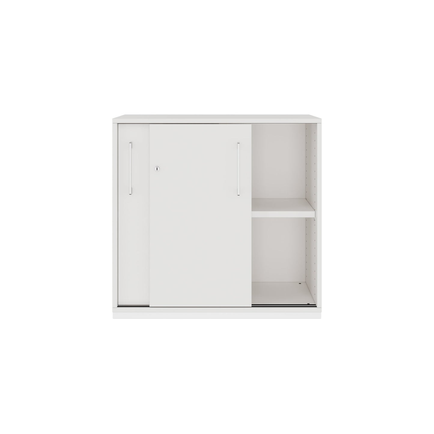 PRO Sliding door cabinet | 2 Oh, 800 - 1600 x 770 mm, white
