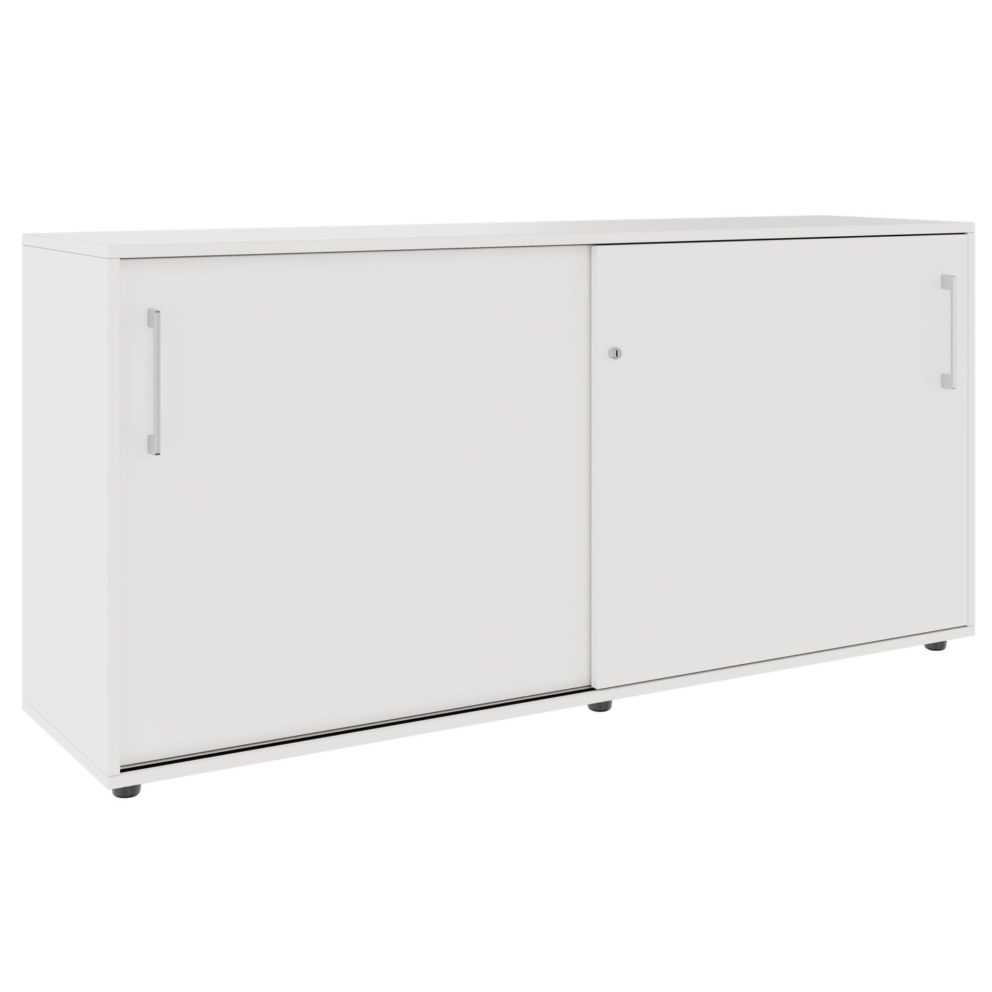 PRO Sliding door cabinet | 2 Oh, 800 - 1600 x 770 mm, white