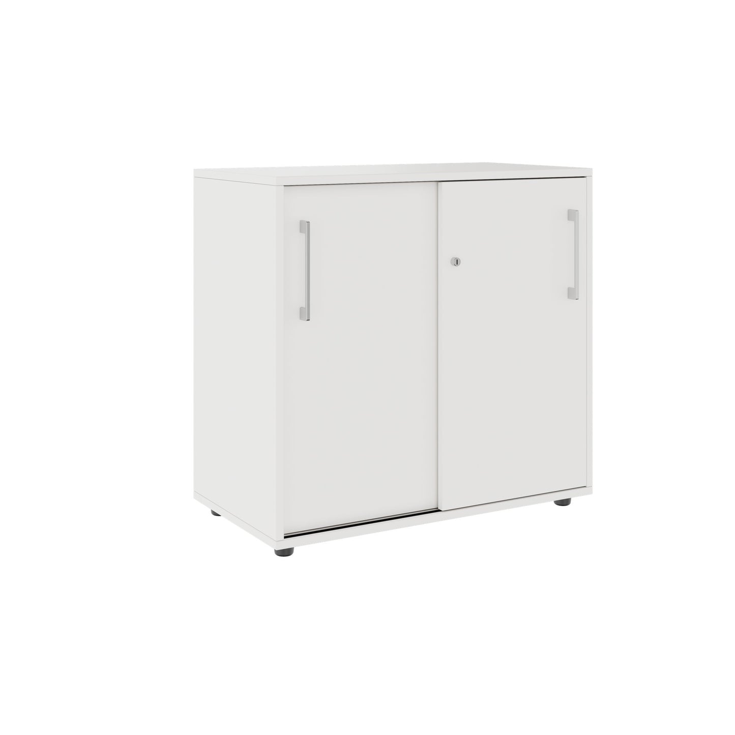 PRO Sliding door cabinet | 2 Oh, 800 - 1600 x 770 mm, white