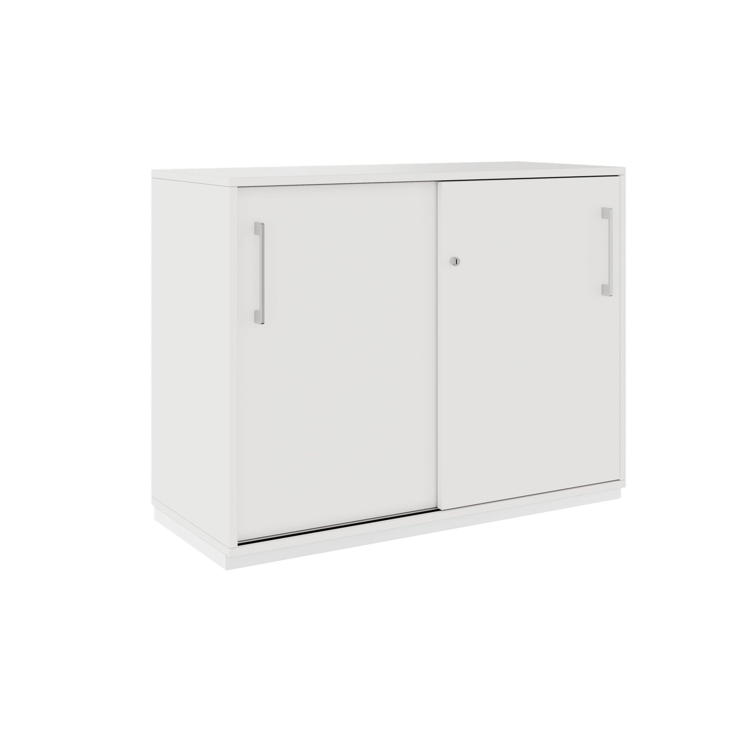 PRO Sliding door cabinet | 2 Oh, 800 - 1600 x 770 mm, white