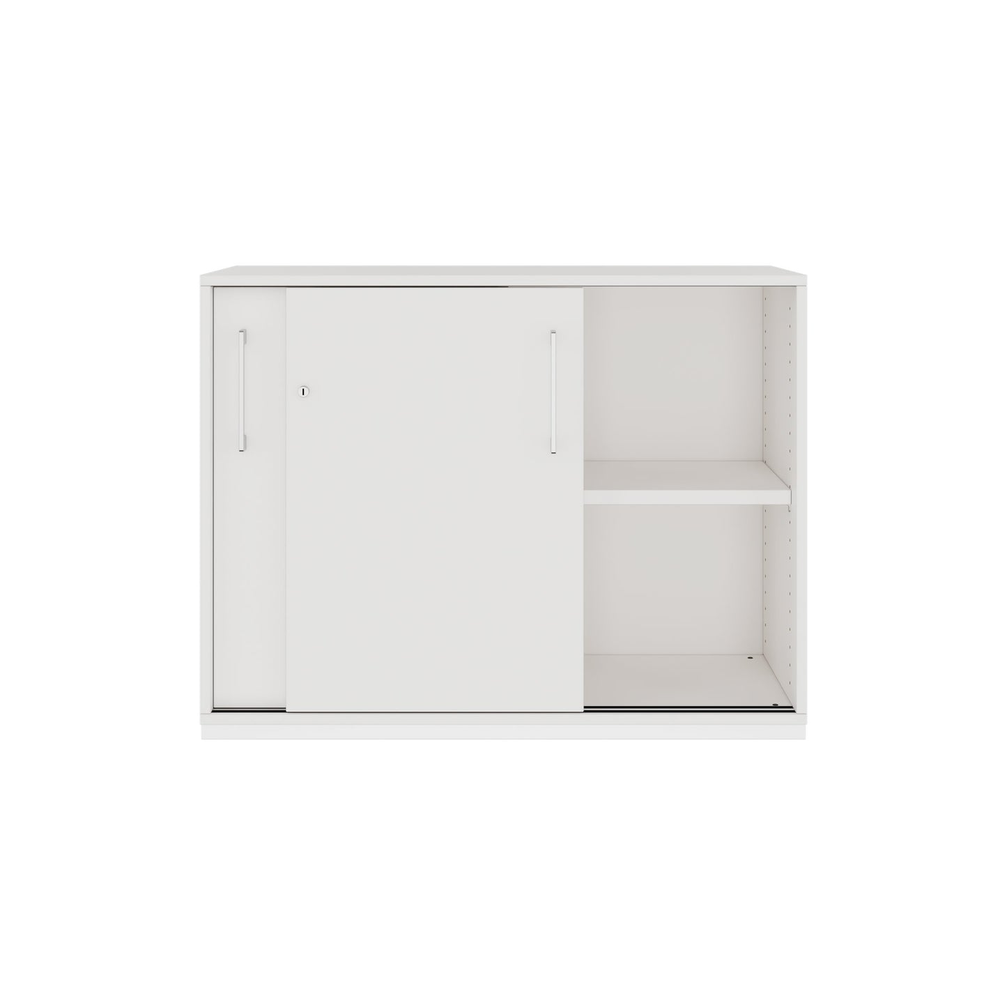 PRO Sliding door cabinet | 2 Oh, 800 - 1600 x 770 mm, white