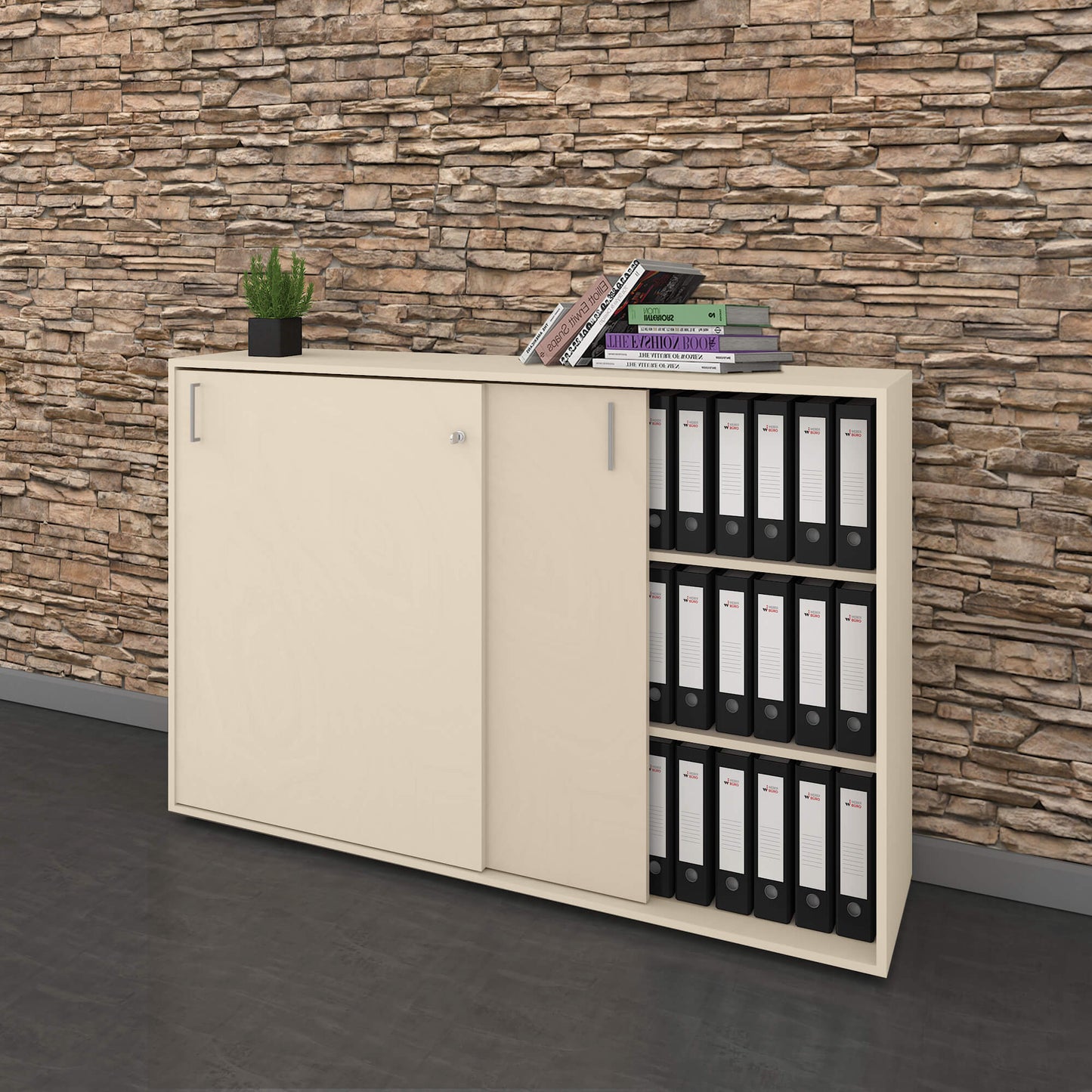 NOVA Armoire de porte coulissante | 3 oh, 1640 x 1085 mm, érable