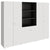 PRO Armoire murale | 5 OH, 2400 x 1880 mm, graphite / blanc