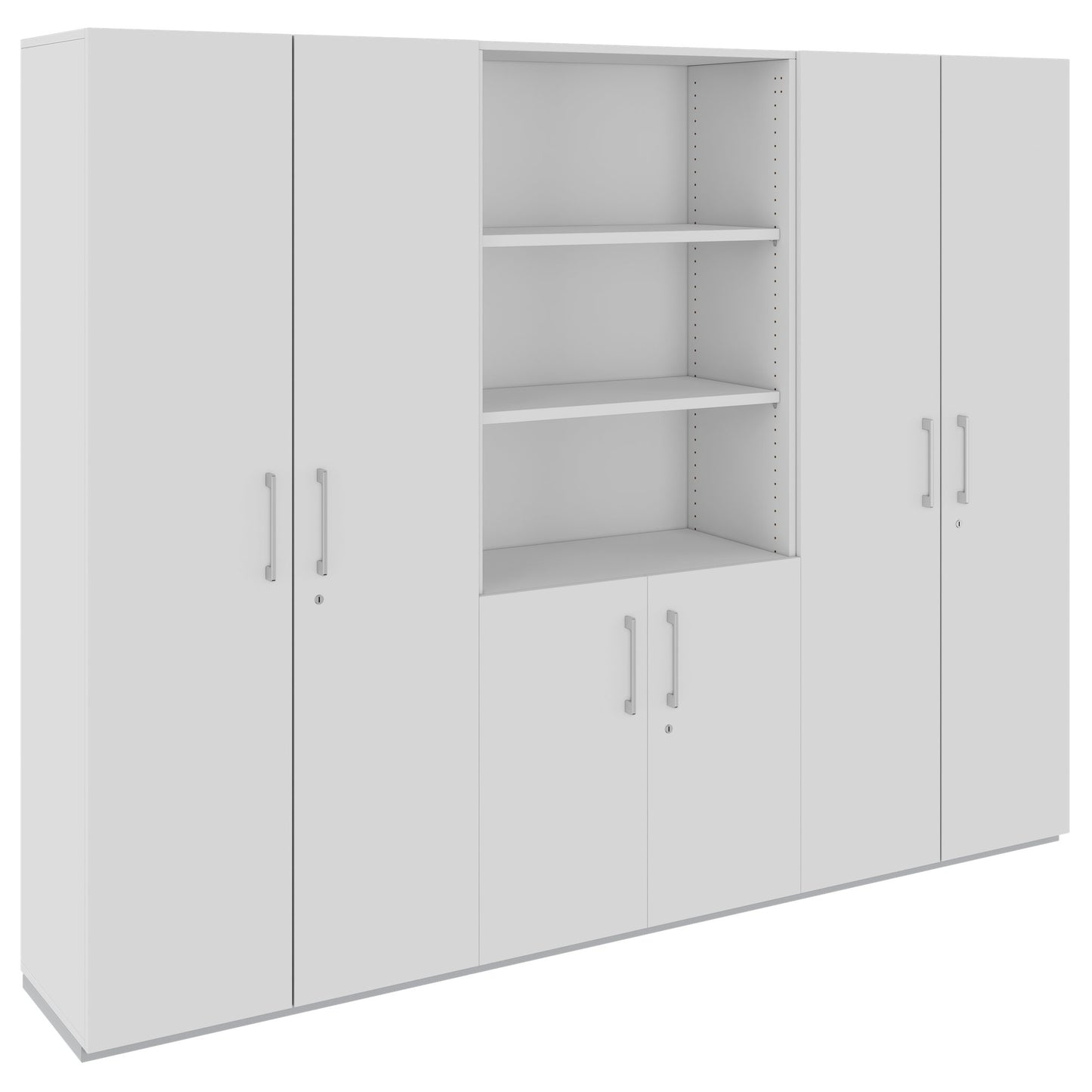 PRO Parete muro | 5 OH, 2400 x 1880 mm, grigio