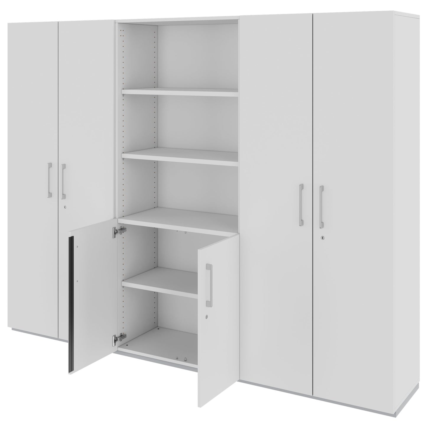 PRO Parete muro | 5 OH, 2400 x 1880 mm, grigio
