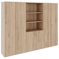 PRO wall unit | 5 OH, 2400 x 1880 mm, natural oak - 1 Thumbnail Image
