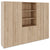 PRO Mur mur | 5 oh, 2400 x 1880 mm, chêne naturel