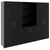 PRO wall unit | 5 OH, 2400 x 1880 mm, black