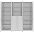 PRO wall unit | 6 OH, 2400 x 2250 mm, gray - 3 Thumbnail Image