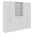 PRO Schrankwand | 6 OH, 2400 x 2250 mm, Grau - 1 Thumbnail Image