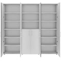 PRO Schrankwand | 6 OH, 2400 x 2250 mm, Grau - 3 Thumbnail Image