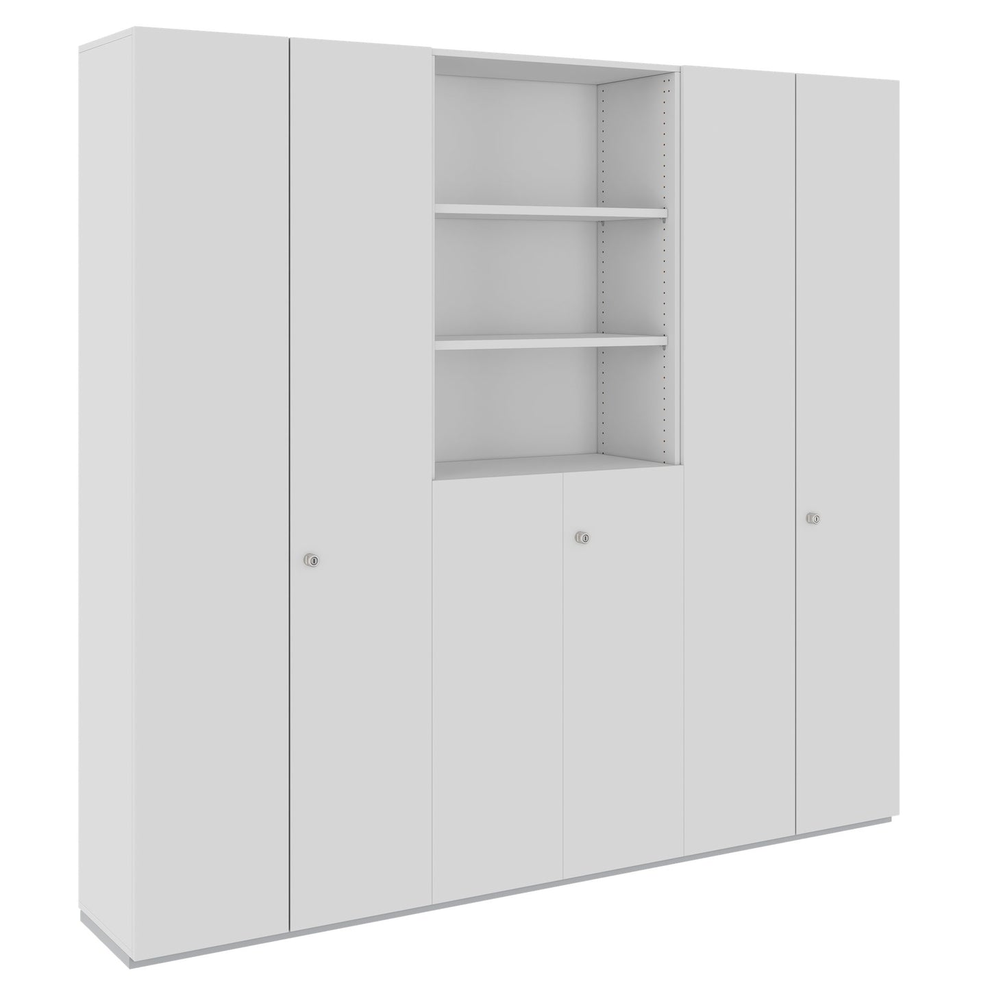 PRO Parete muro | 6 OH, 2400 x 2250 mm, grigio