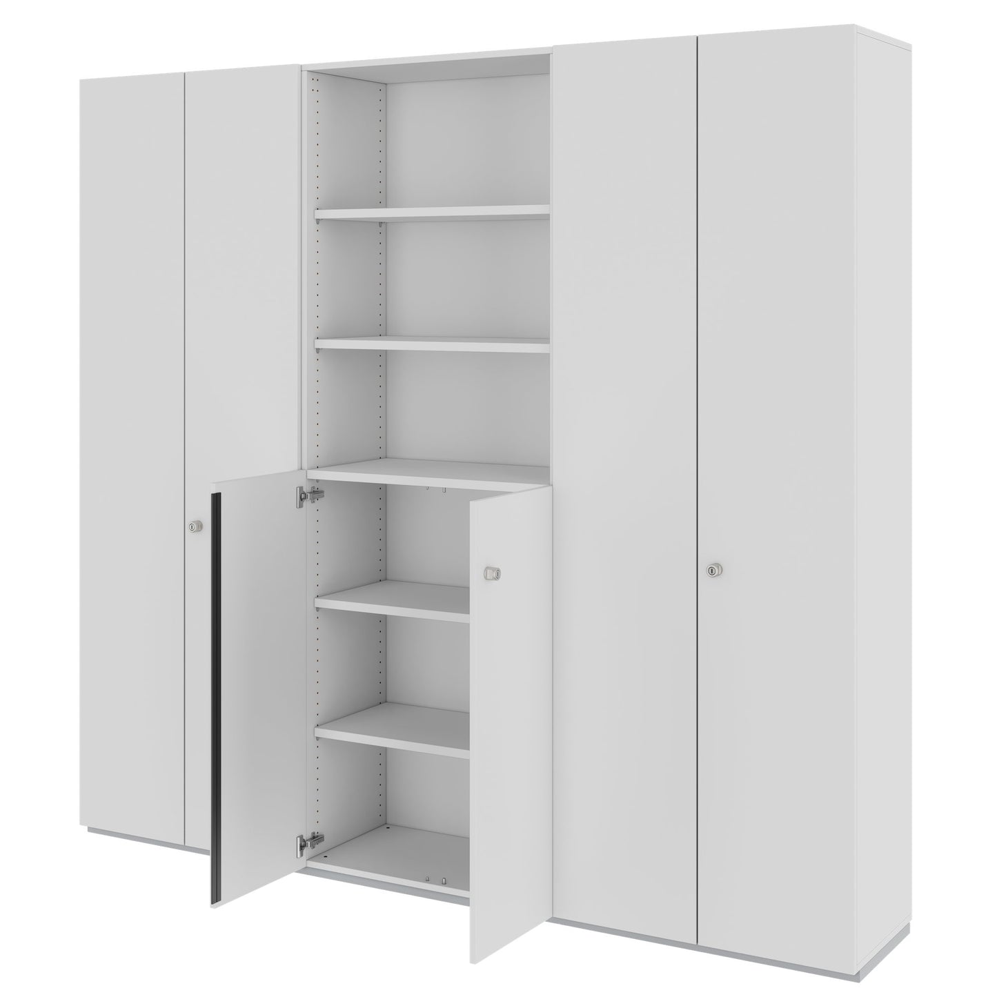 PRO Parete muro | 6 OH, 2400 x 2250 mm, grigio