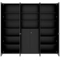 PRO Schrankwand | 6 OH, 2400 x 2250 mm, Schwarz - 3 Thumbnail Image
