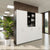 PRO Parete muro | 6 OH, 2400 x 2250 mm, grafite / bianco
