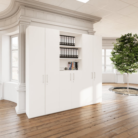 PRO Parete muro | 6 OH, 2400 x 2250 mm, bianco