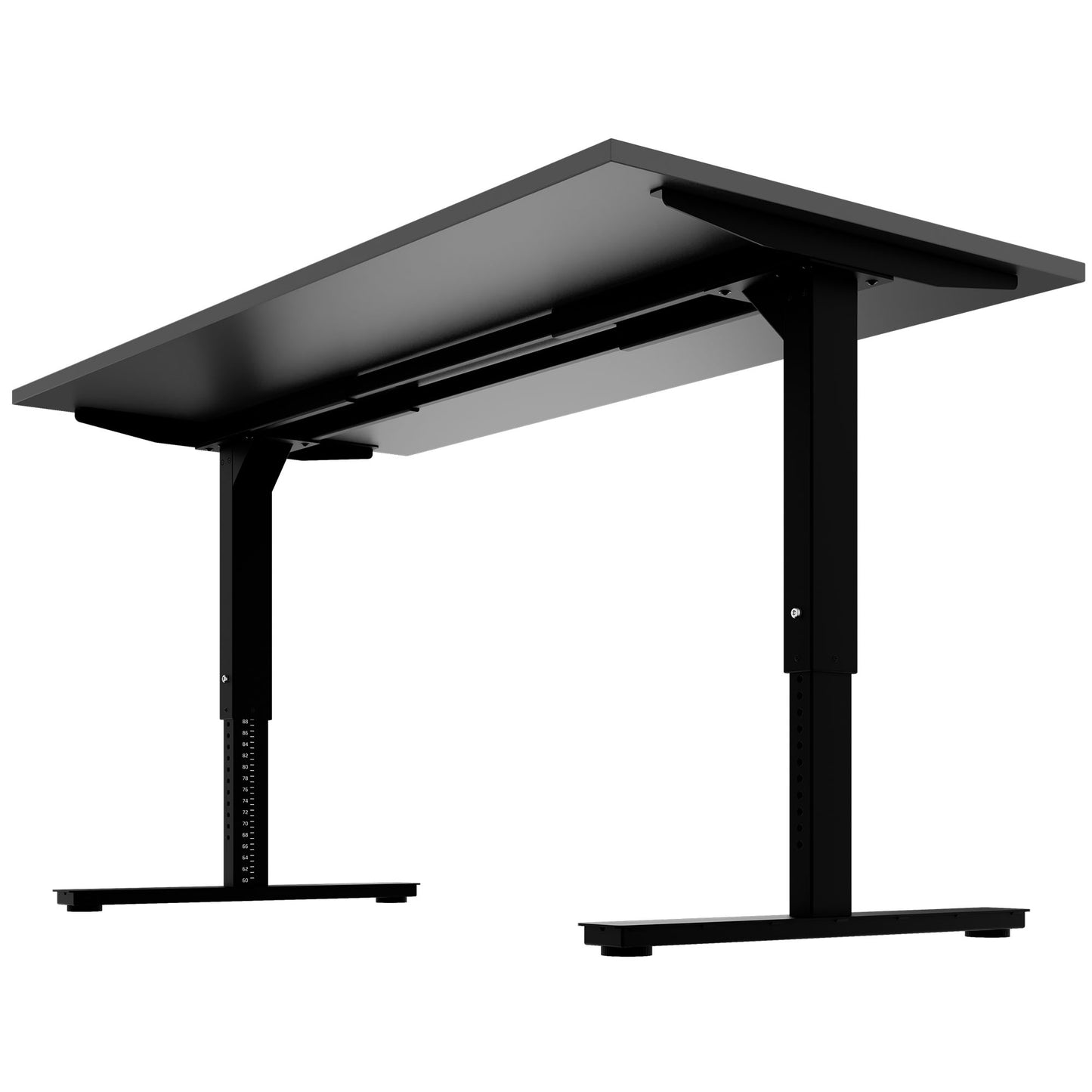 SCALE Schreibtisch | 1600 - 1800 mm, manuell höhenverstellbar, Anthrazit