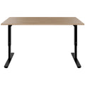 SCALE desk | 1600 - 1800 mm, manually height-adjustable, amber oak - 2 Thumbnail Image