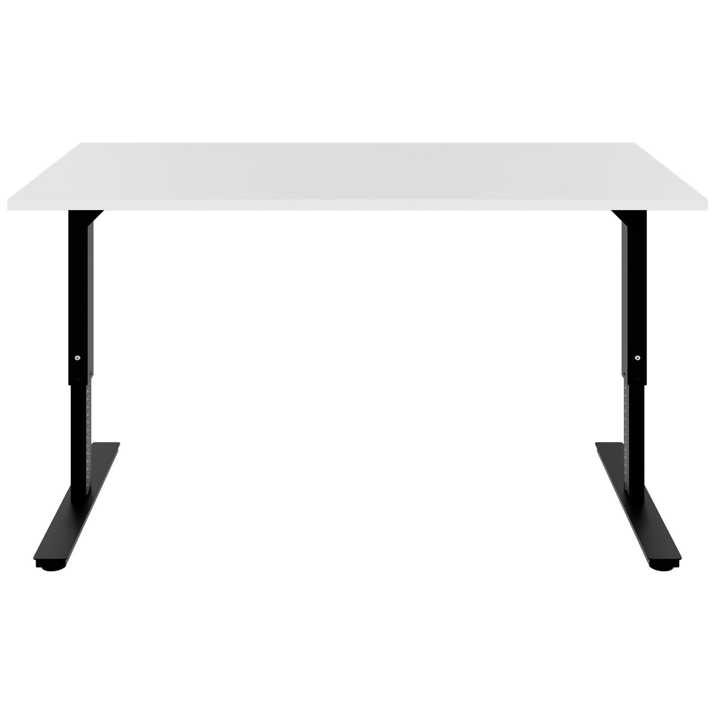 SCALE desk | 1600 - 1800 mm, manually height adjustable, white