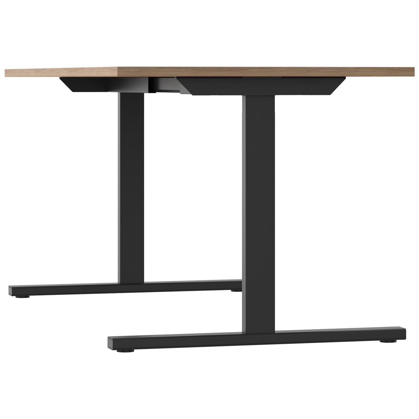 T-EASY desk | 1200 - 1800 mm, amber oak